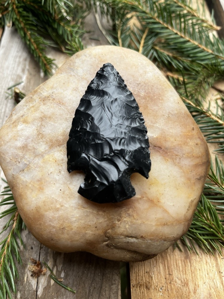 Arrowhead Obsidian Corner Notch