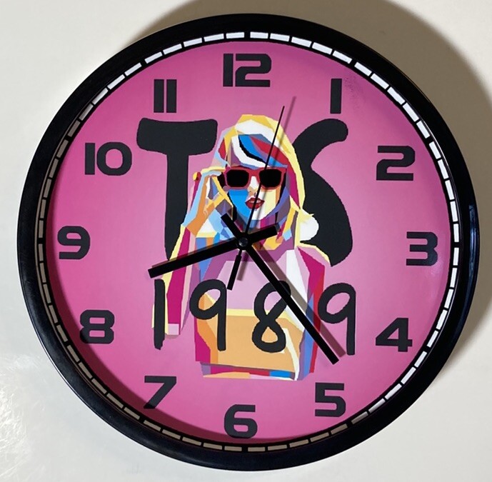 Taylor Swift Logo Battery Operated Wall Clock