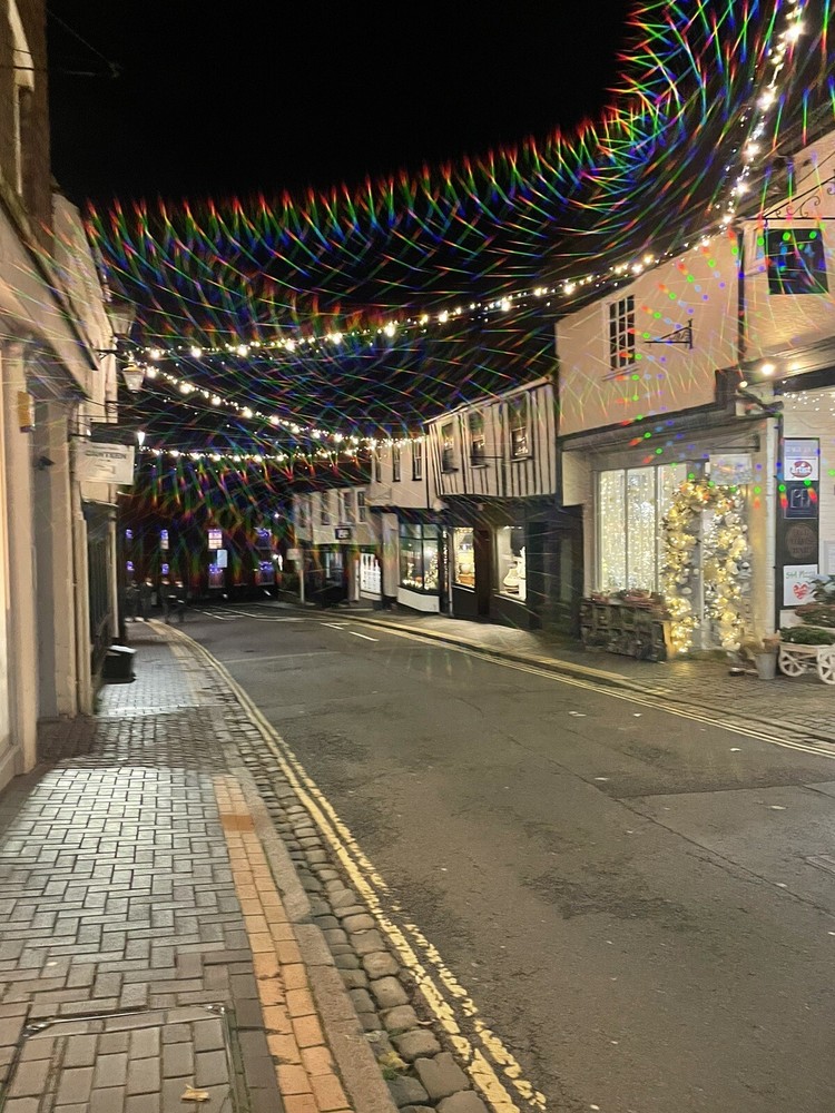 Diffraction D36 Filter For Use With Mobile Phones Rainbow 36 Point Filter