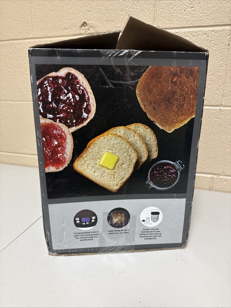 Bella Pro Series - 2-lb. Bread Maker - Black NEW
