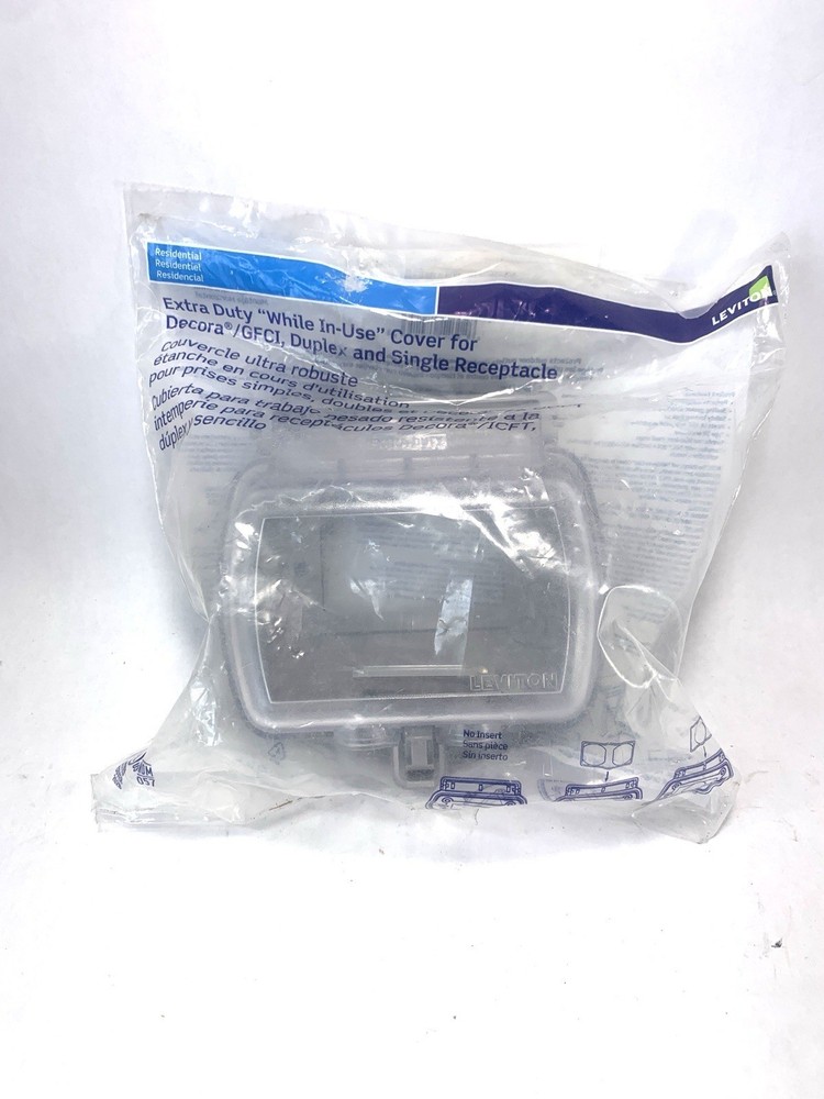 LEVITON WP " WHILE IN USE" DECORA/GFCI COVER