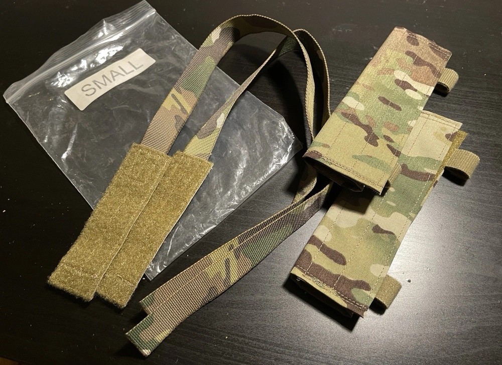 Crye Precision AVS Shoulder Strap Covers + Single Band Cummerbund Multicam Small