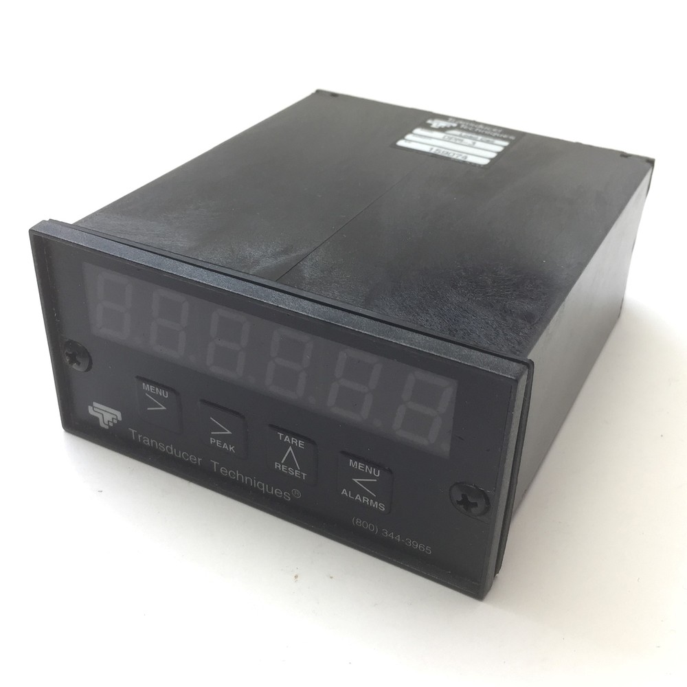 Transducer Techniques DPM-3 Digital Panel Meter, 6-Digit, 85-264VAC & 90-300VDC