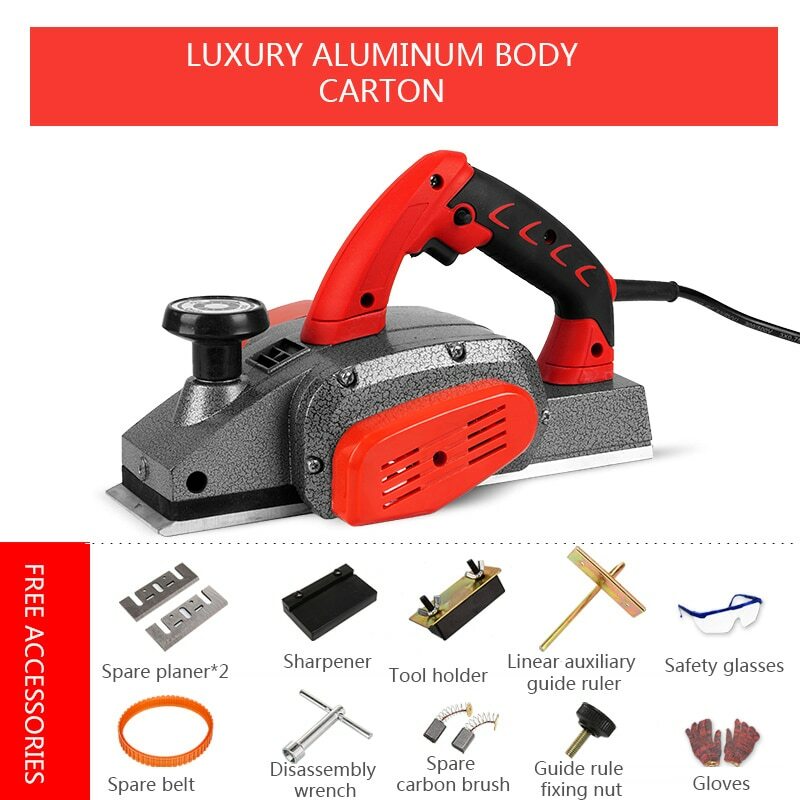 220V/1600W Desktop Electric Planer Portable Multi-Function Woodworking Tools