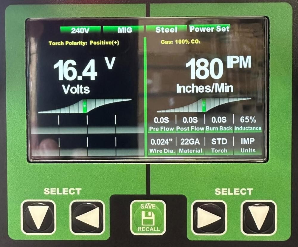 Everlast THUNDER 255 MIG DC TIG STICK 275 amp Multi-Process 240V