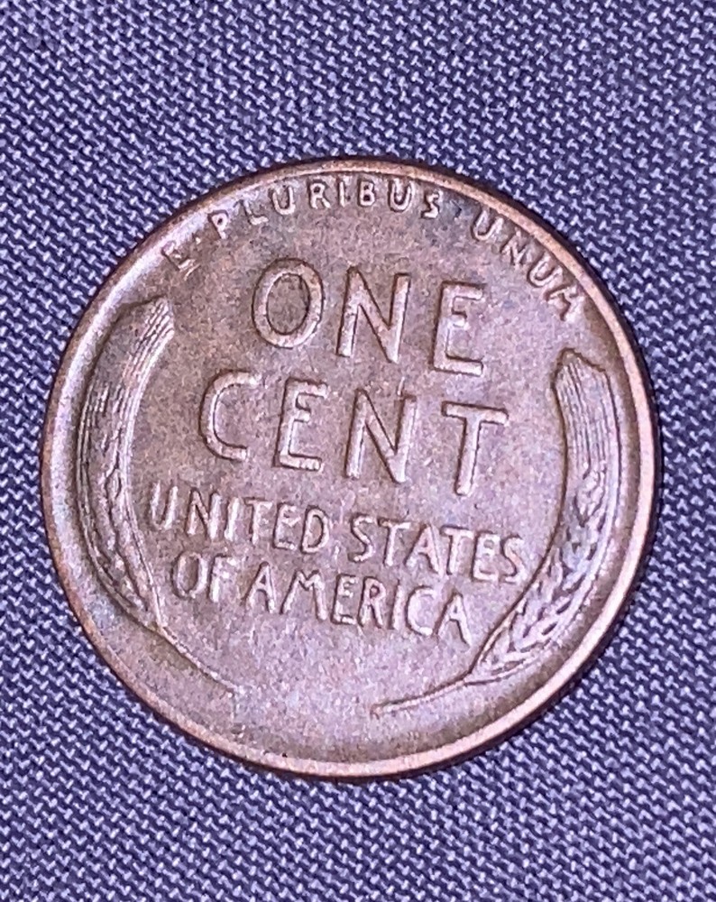1941 wheat penny no mint mark spacing errors