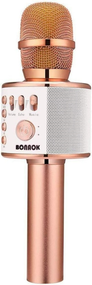 All-in-One Bluetooth Karaoke Microphone with Volume Control - Fun for All Ages