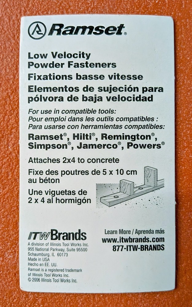 Ramset Cobra Plus .27 Caliber Semi Auto Powder Actuated Tool