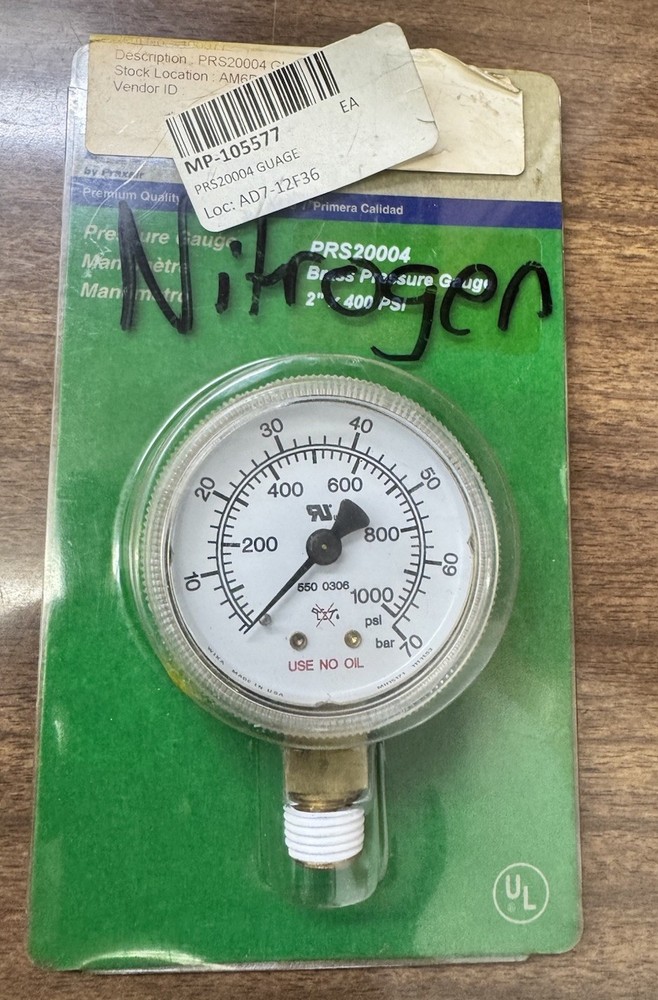 PRS20004 Guage Nitrogen