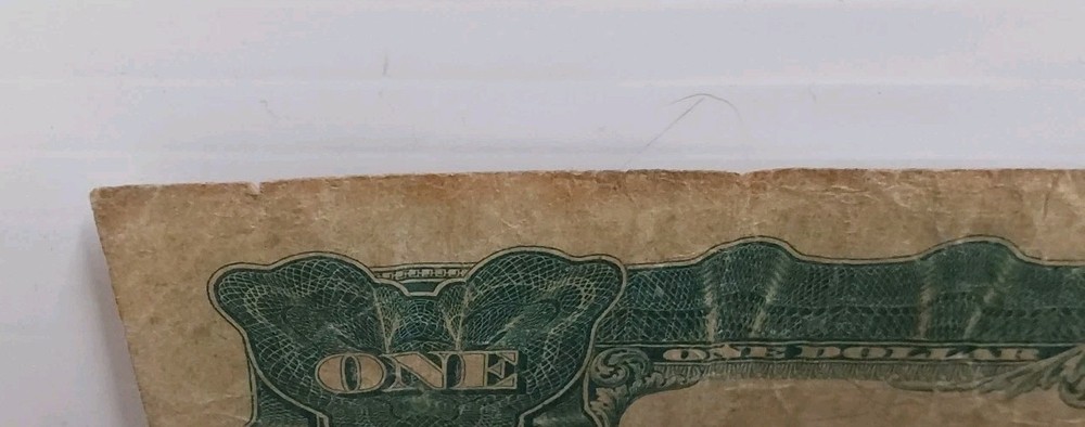 1899 1$ Black Eagle Silver Certificate - Serial# M12110321A (CIRCULATED)