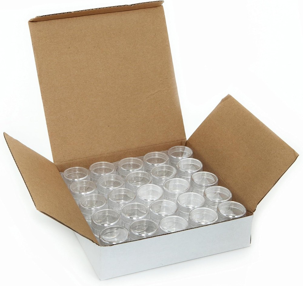 50-Pack Clear 5g Cosmetic Sample Jars