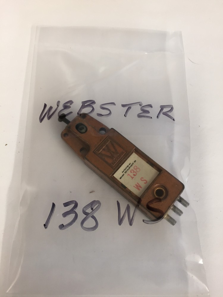 WEBSTER 138WS PHONOGRAPH CARTRIDGE NOS