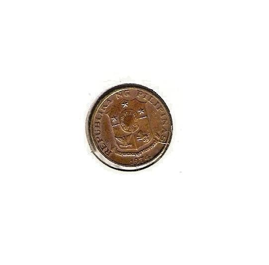 1974 PHILIPPINES Coin 5 CENTAVOS