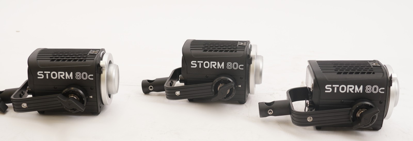 Aputure STORM 80c Portable 3 Light Kit with ProLock Hyper Reflector