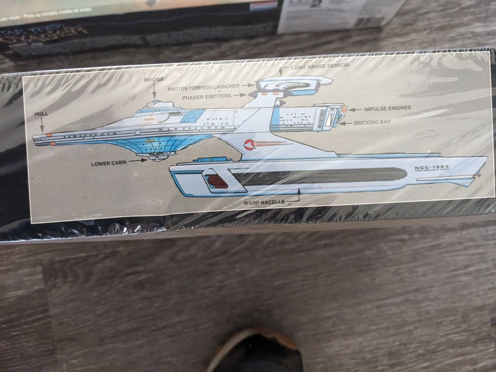 amt star tek space ship model lot