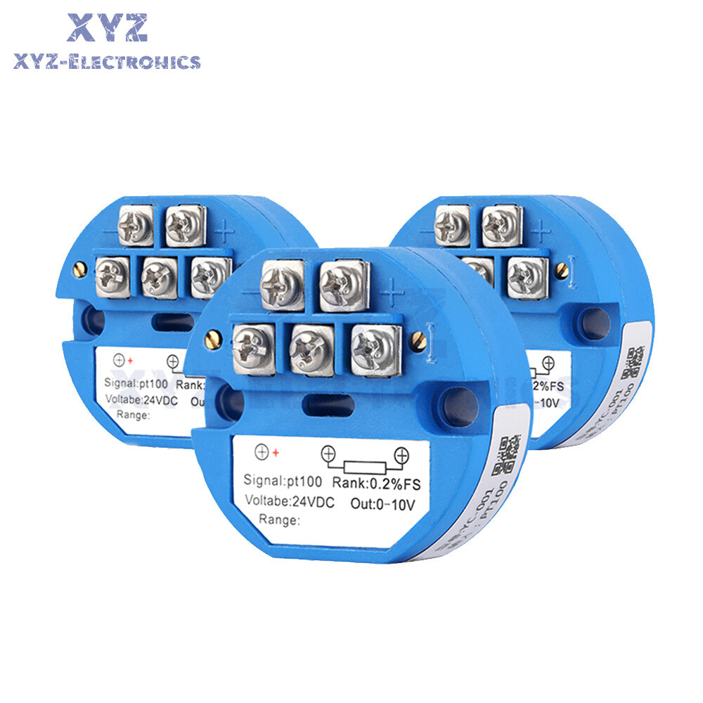 4-20MA 0-10V Temperature Sensor Transmitter Module PT100 Transmitter Module