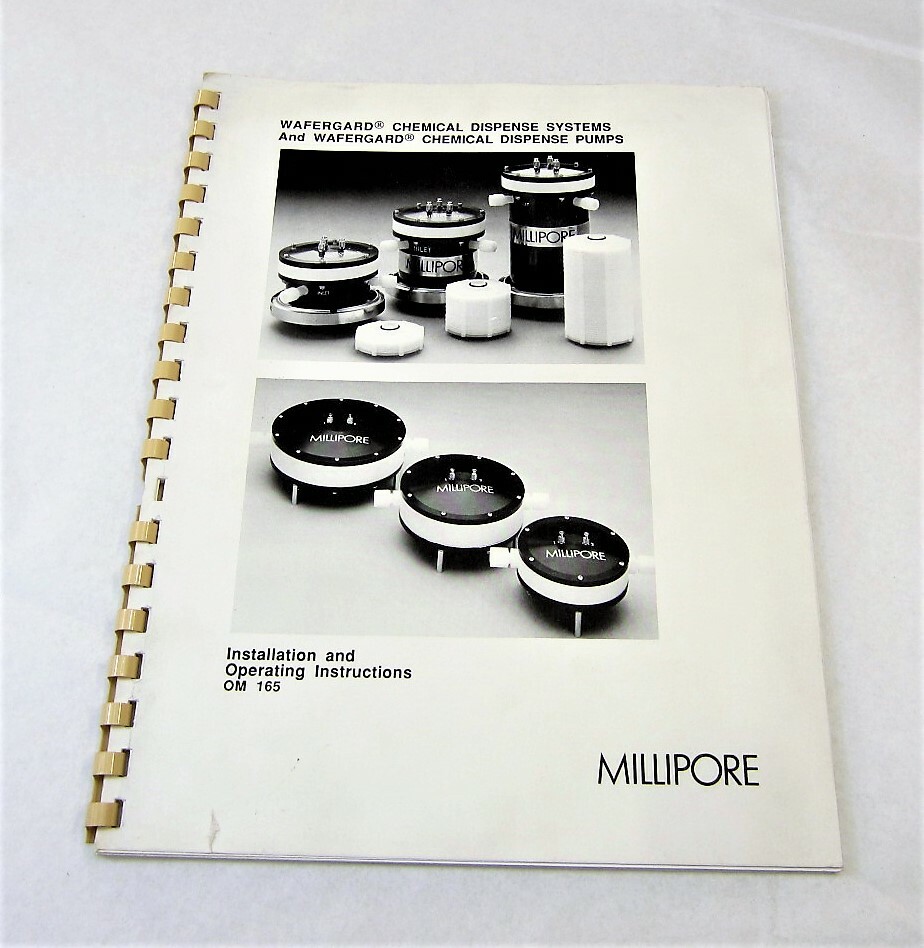 Millipore Wafergard Installation & Operating Instructions OM 165