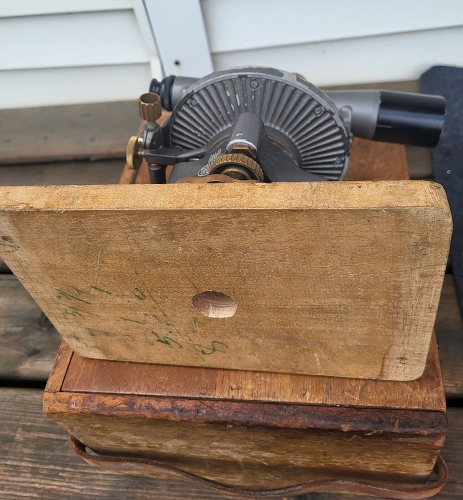 vintage "BRUNSON BRUNING " model #586022 TRANSIT /THEODOLITE