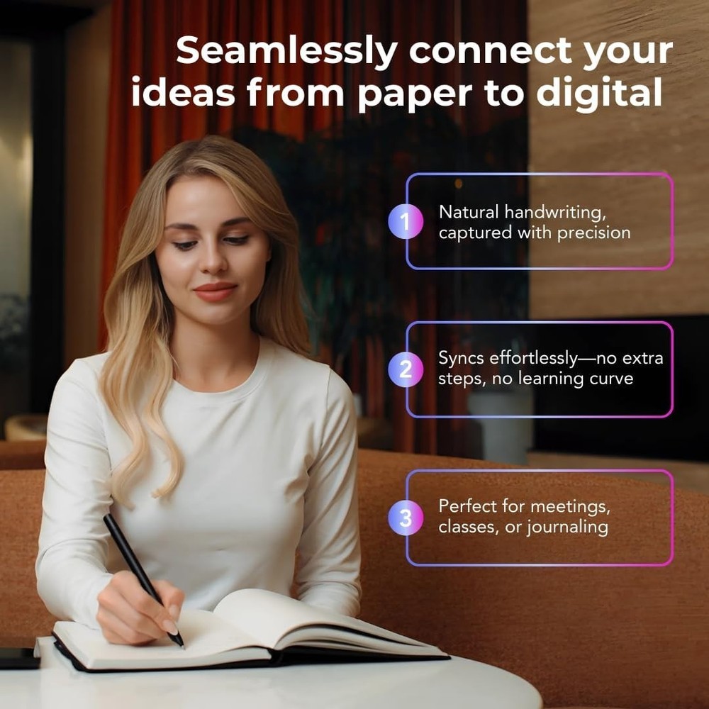 XNote Smart Pen Notebook AI Digital Writing Bluetooth Sync 5 Refills Set NWP-F55