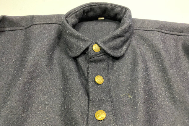 INDIAN WARS US ARMY INFANTRY CAVALRY M1878 BLUE FLANNEL SHIRT- SIZE 3 (42R,44R)