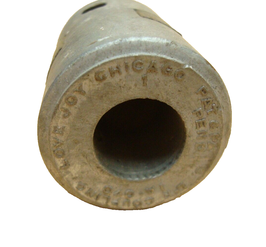 LOVE JOY 1A-070 MOTOR SHAFT COUPLER .625" SHAFT TO .5" SHAFT COUPLING (Qty 1)