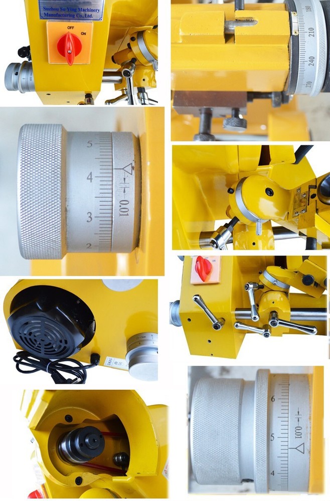 INTBUYING®Cutter Grinder Drill Sharpener 220V End Mill Twist Drill Grinder141010