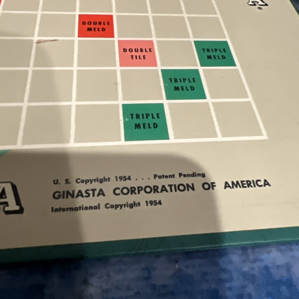 Vintage Ginasta 1954 Card Tile Board Game Complete