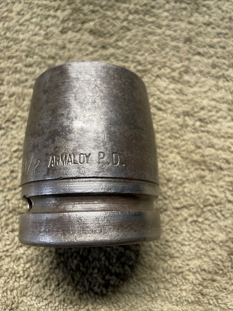 ARMSTRONG 1 1/2" IMPACT SOCKET 1” Drive 7-648 Bin #3