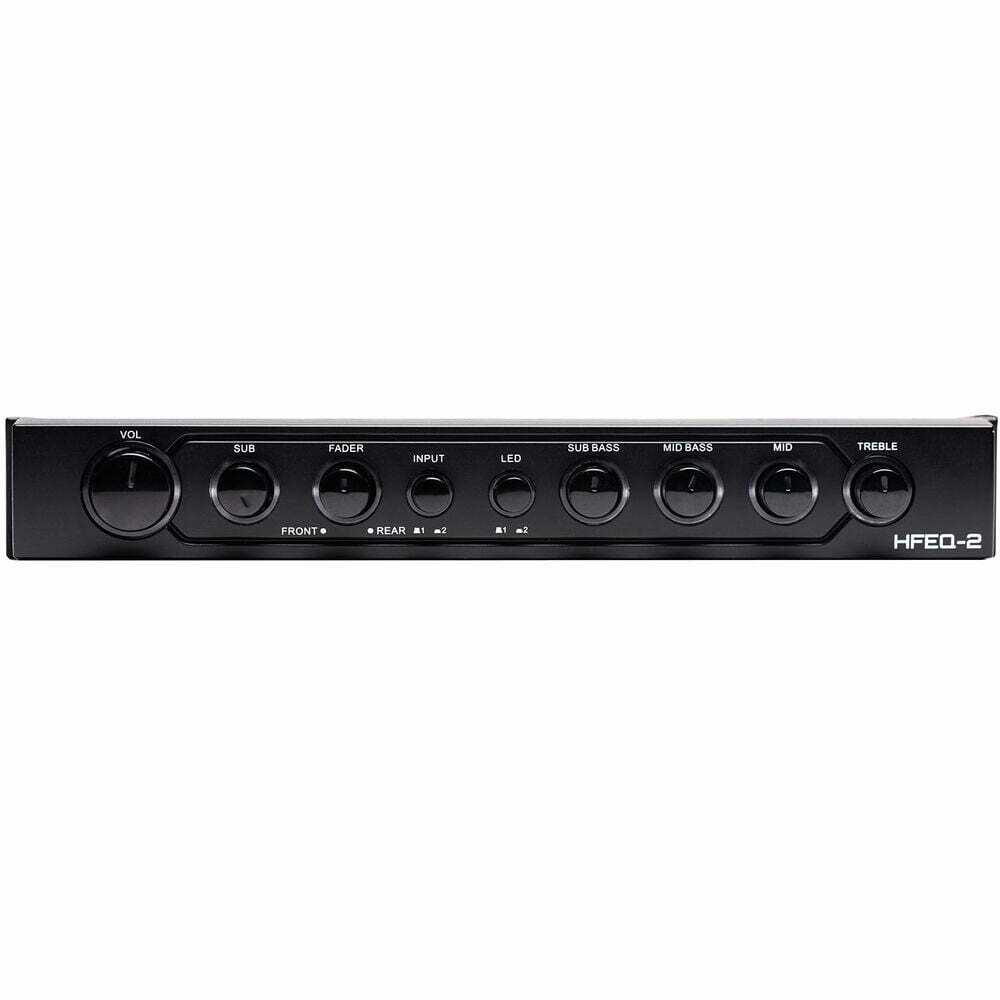 Hifonics HFEQ-2 Pre-Amp 4-Band 9V Multiple-Source Signal Processor