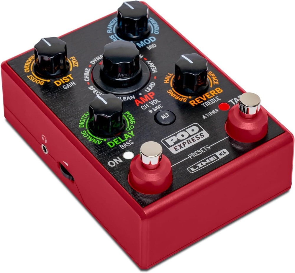 Line 6 POD EXPRESS Guitar Multi Effects Pedal Amp Simulator