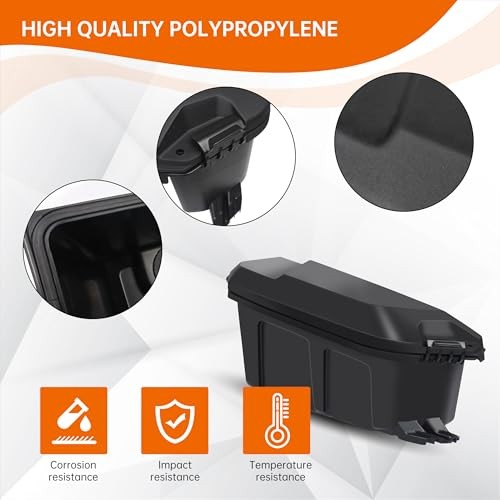 Rear Side Cargo Storage Boxes for Maverick R, 13.5L Waterproof Bed Tool Side