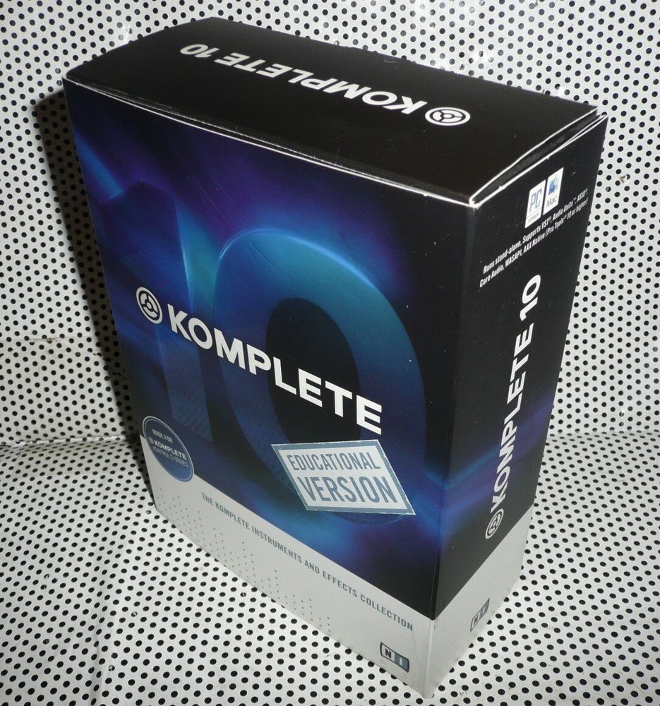 Komplete 10 Educational Version, Disk Set A-M for Kontrol S-Series