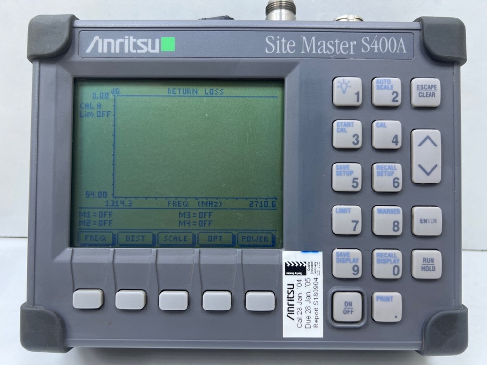 Anritsu Site Master S400A ,25 MHz to 4 GHz Cable / Antenna Analyzer