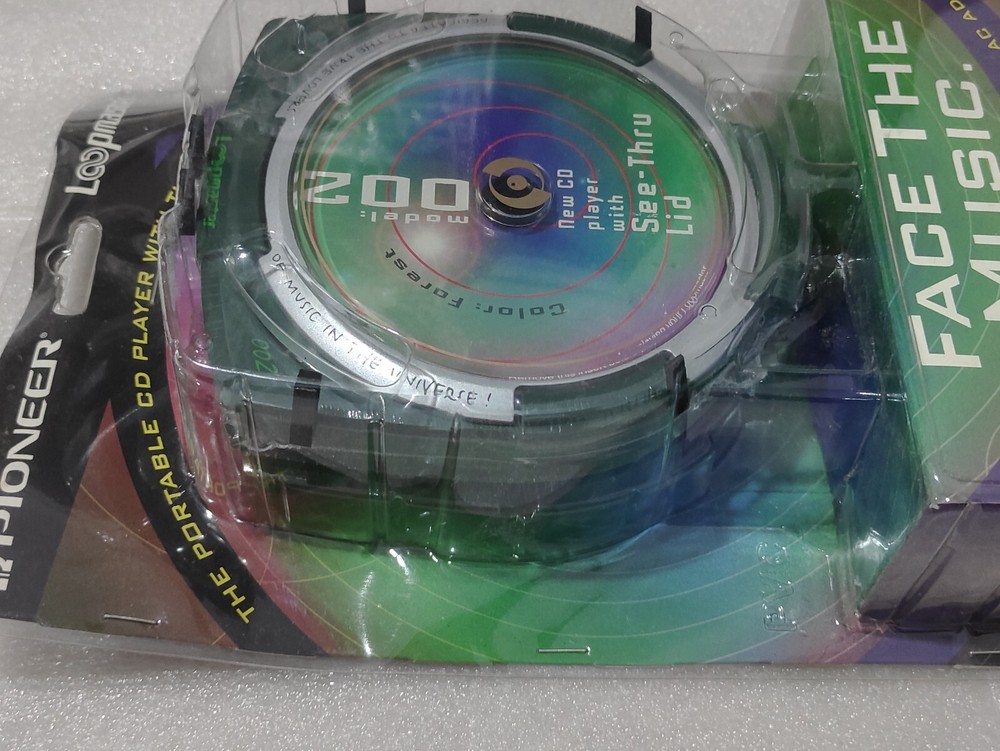 New Old Stock, Untested, Pioneer Loopmaster PCD-002 Clear Portable CD Player