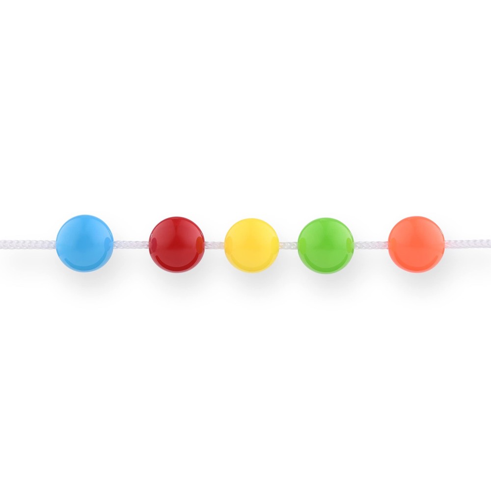 Brock String, Vision Convergence Insufficiency 6 Ft with 5 Beads, White
