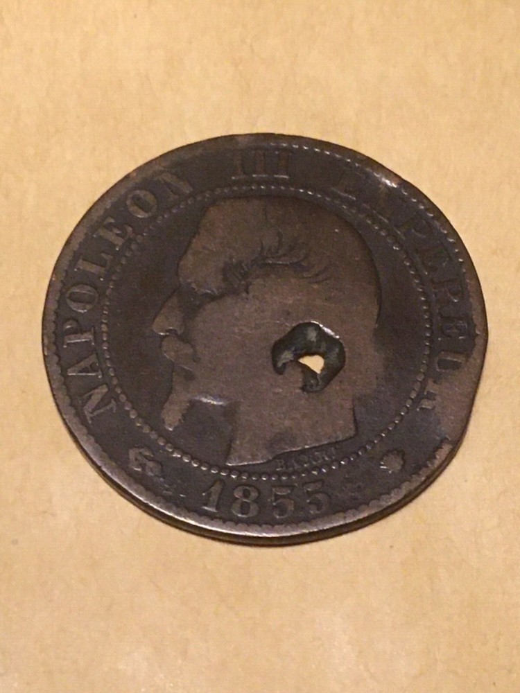France 5 centimes 𝐂𝐨𝐢𝐧 1855