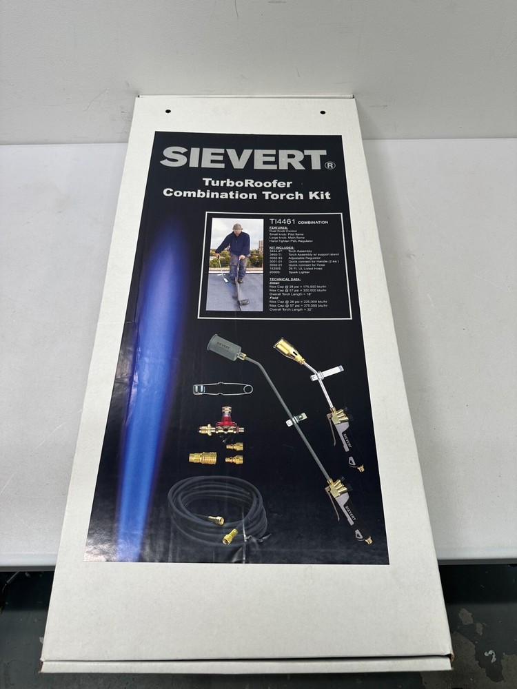 Sievert TurboRoofer Combination Torch Kit TI4461