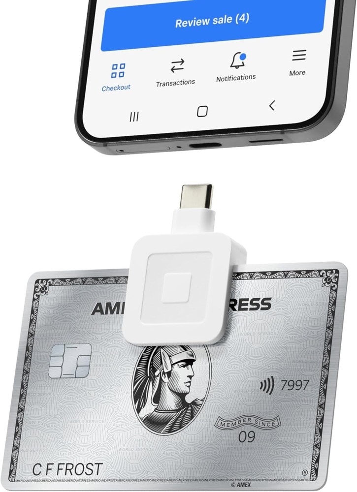 Magstripe Card Reader USB C Magnetic Stripe Reader for POS Devices