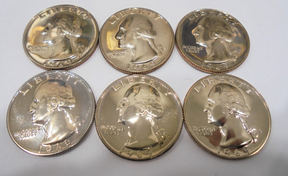 Nice 1969 s Proof Uncirculated Washington Quarter [6] AVAILABLE