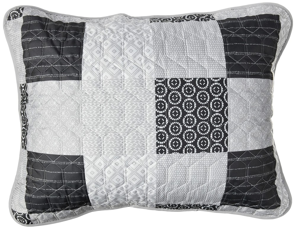Avondale Manor Evangeline 5 pc Reversible Printed Patchwork Quilt with Throw ...