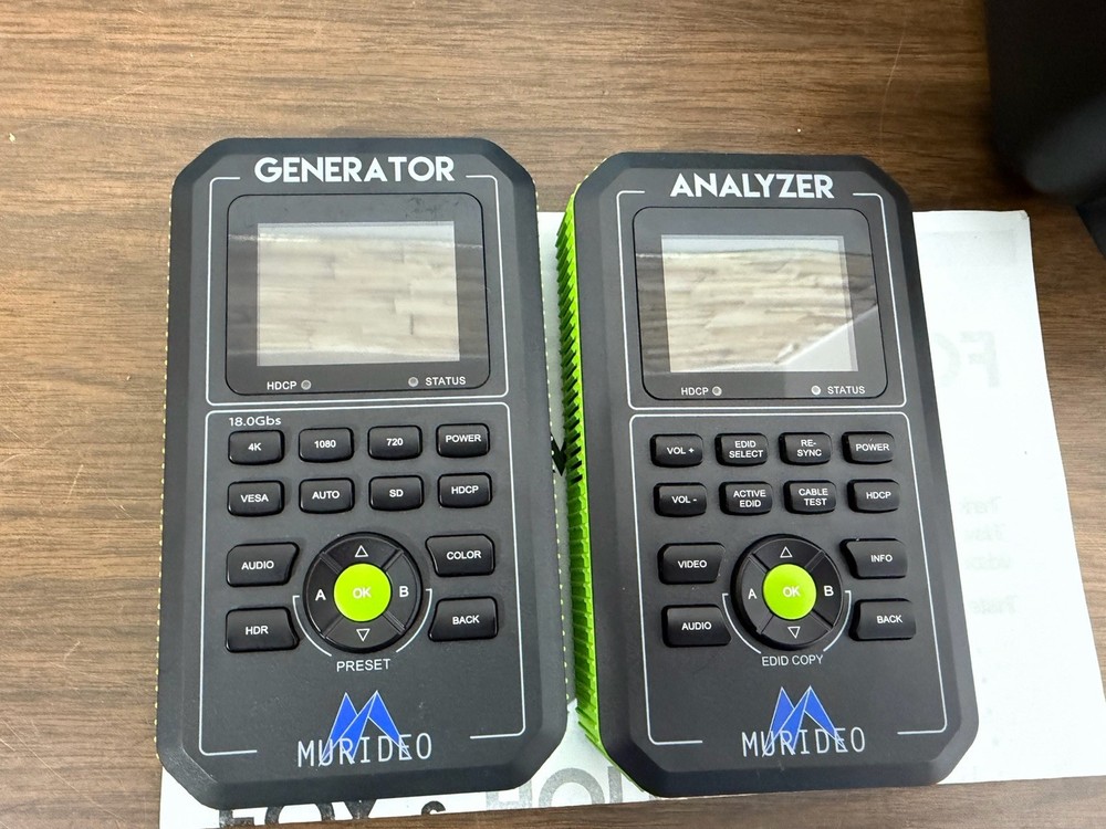Murideo Fox & Hound HDMI Generator Analyzer Kit w/ Case & Cables