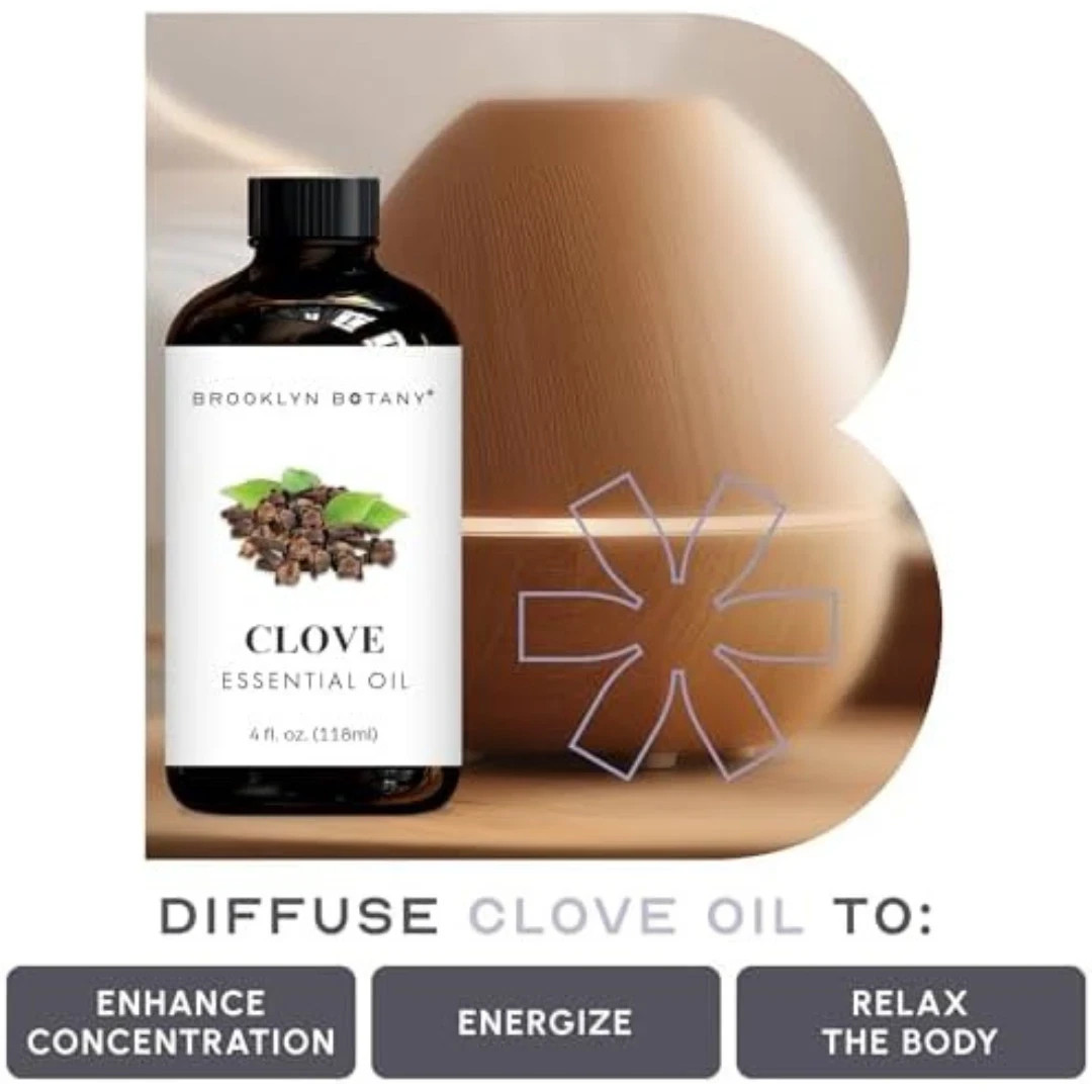 Clove Essential Oil - Huge 4 Fl Oz - 100% Pure and Natural - Premium Grade with
