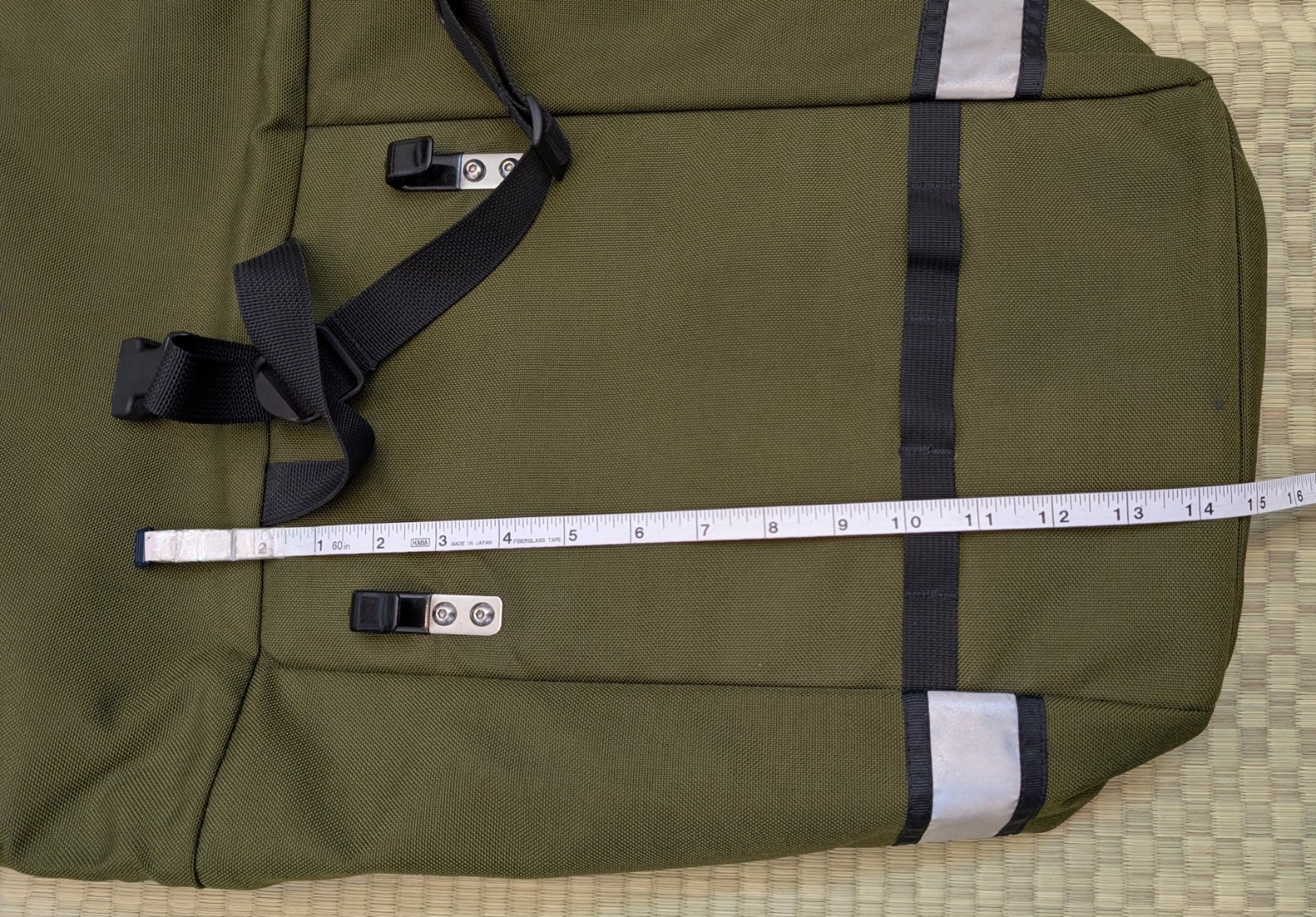 LNWOT SOLD OUT North Street Route Six 15.5L Pannier Green Made in USA