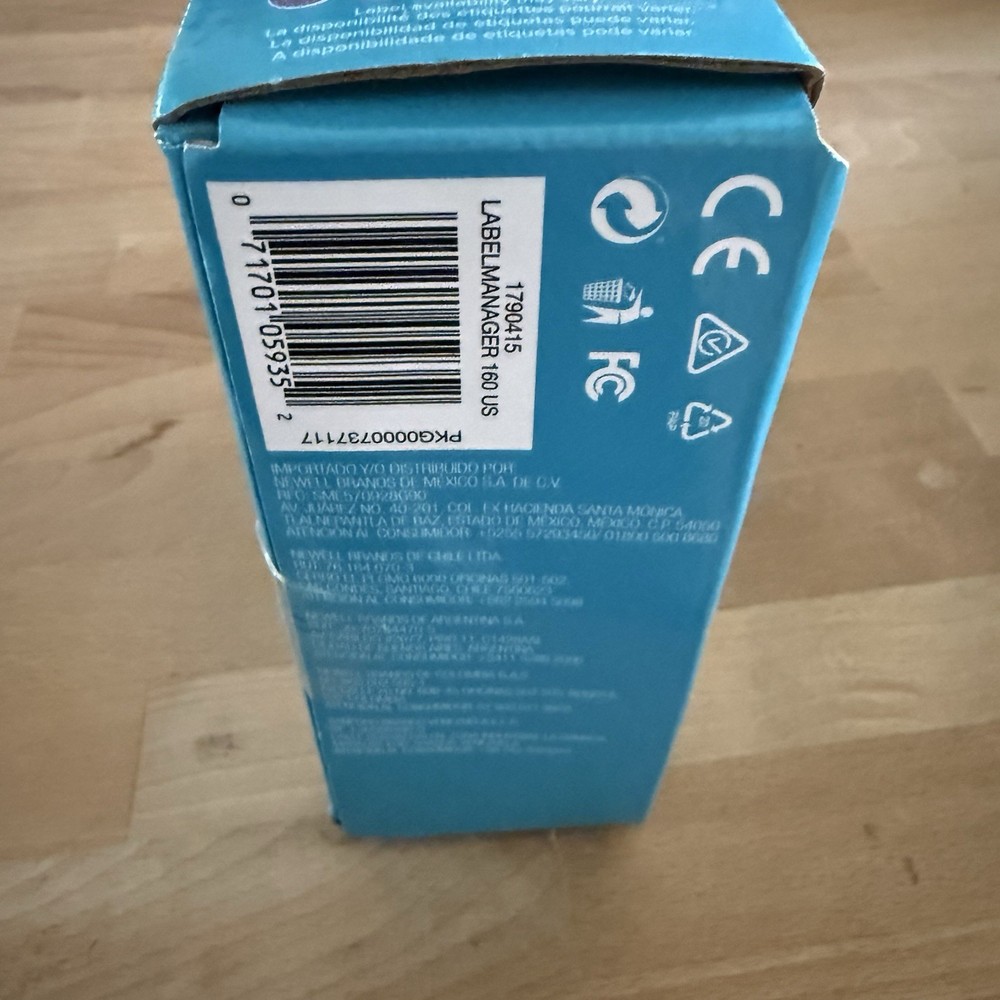 Dymo LabelManager 160 Label Maker Black New