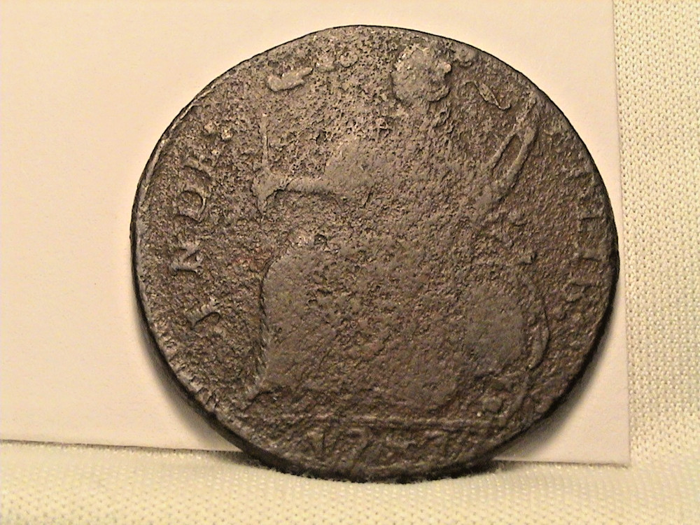 1787- Connecticut Draped Bust Left Copper Colonial