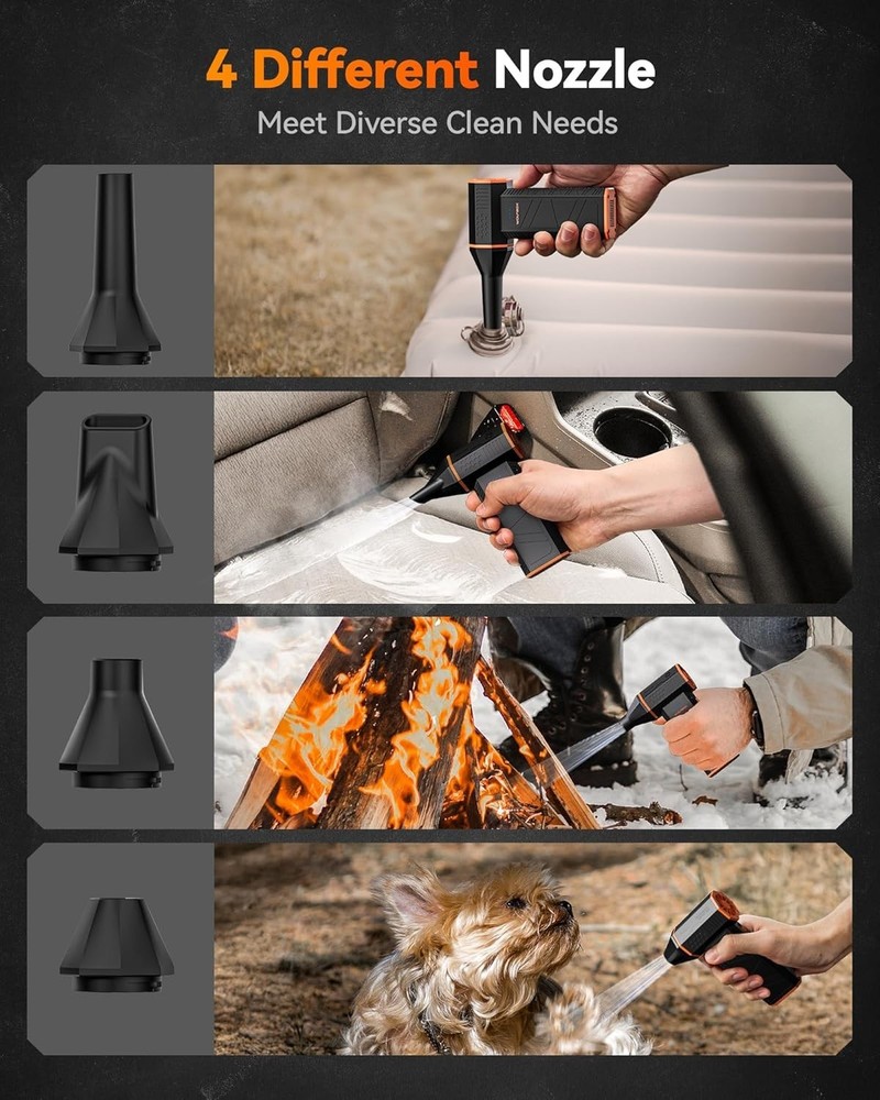 Durable Mini Air Duster with Efficient Dust Removal and Lightweight Design