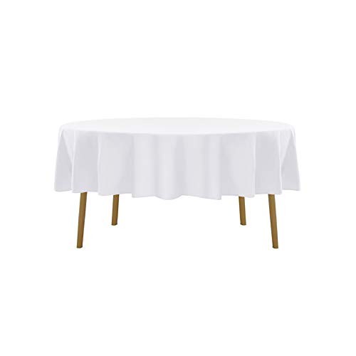 70 inch Round Tablecloth Washable Polyester Table Cloth Decorative Table Cover