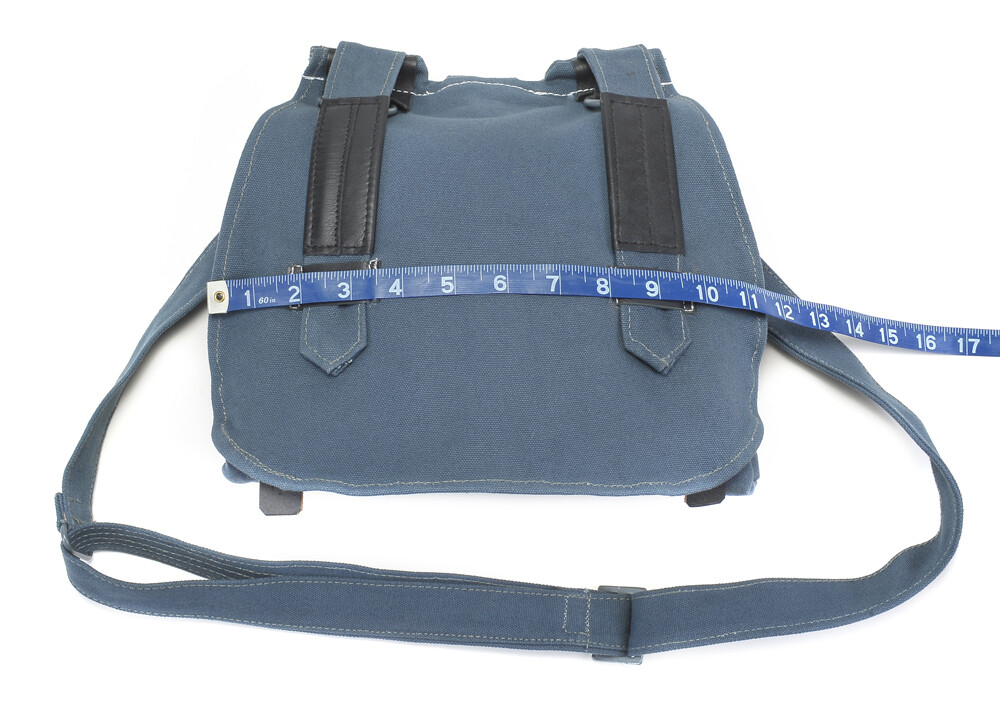 German WW2 M31 Bread bag with Shoulder Strap Luftwaffe Blue