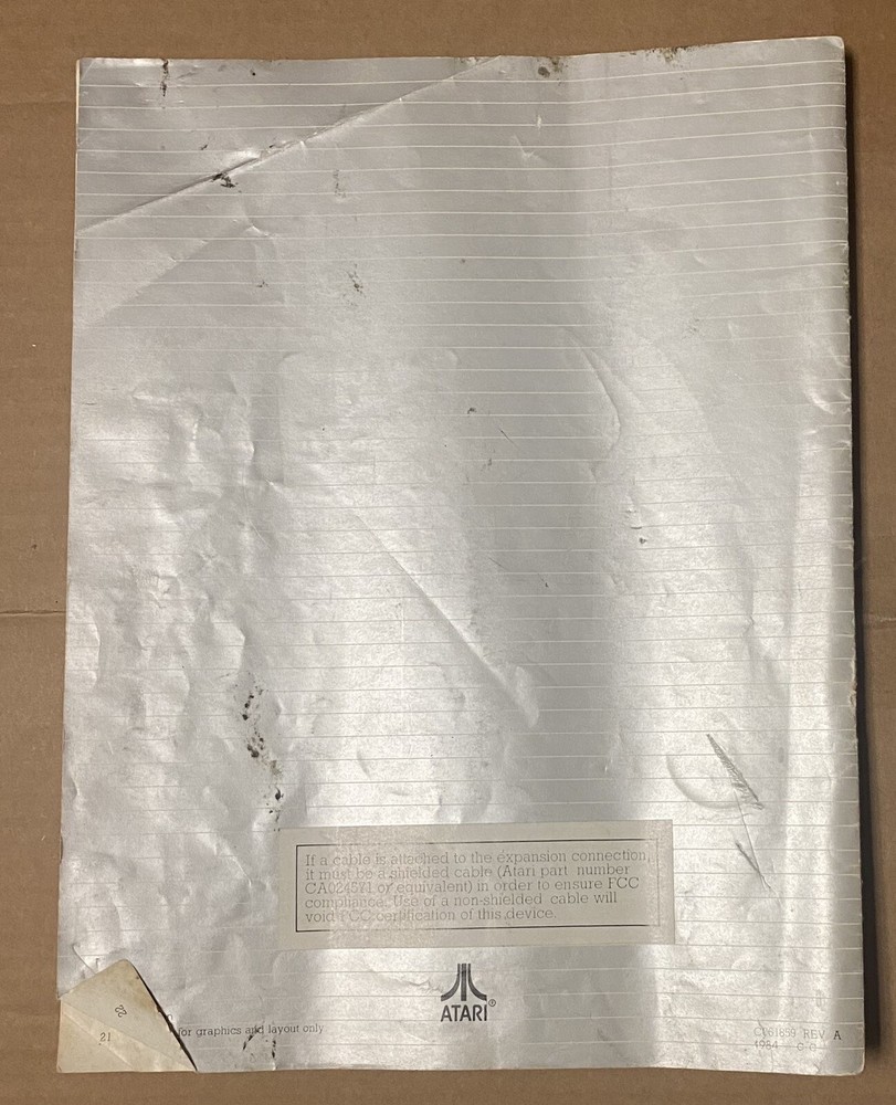 Atari 800XL Keyboard + 1050 Drive + 1027 Printer Untested (see Description)