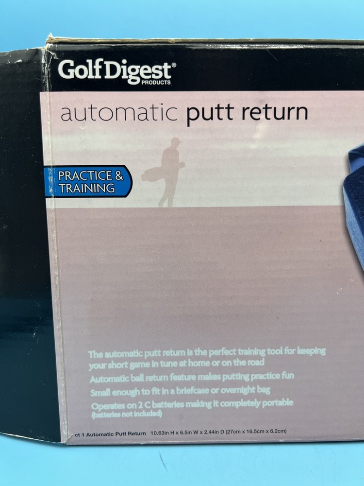Golf Digest Automatic Putt Return With Batteries Tested Practice and Training